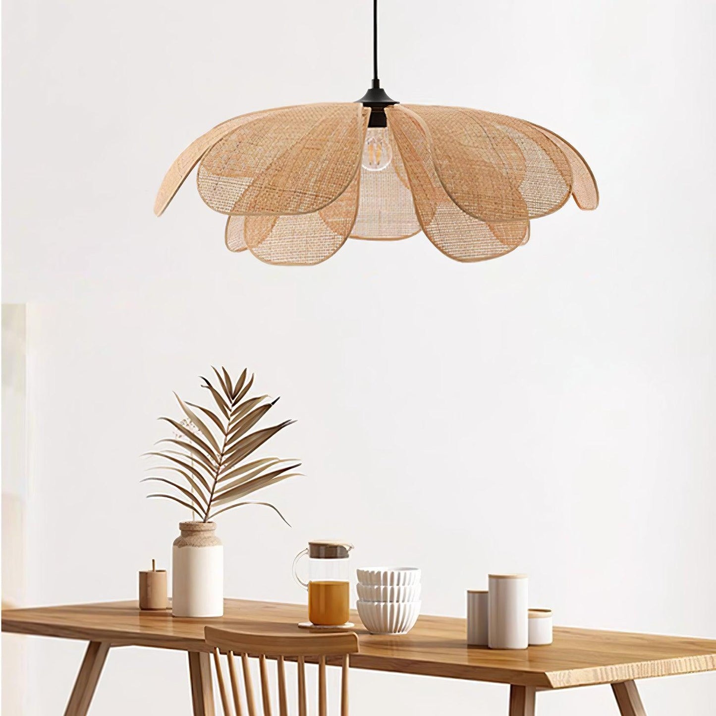 Rattan Petal Houselight Pendant Lamp