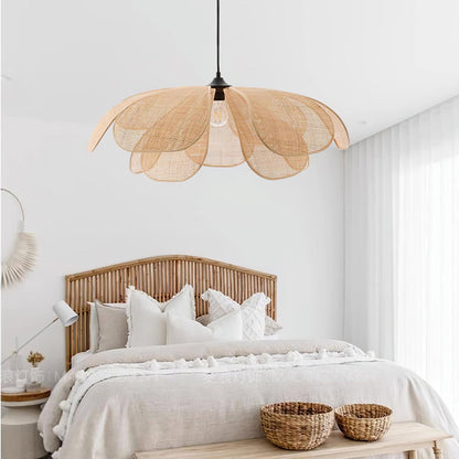 Rattan Petal Houselight Pendant Lamp