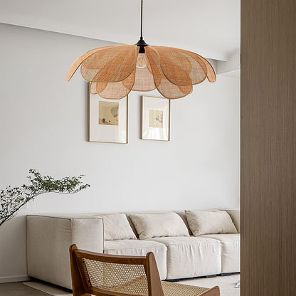 Rattan Petal Houselight Pendant Lamp