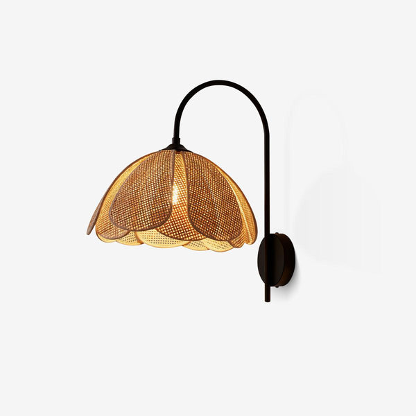 Rattan Petal Lamp bracket Wall Lamp