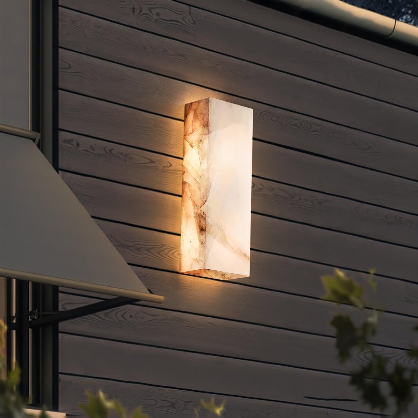 Rectangular Alabaster Wall-mounted lamp Wall Sconce