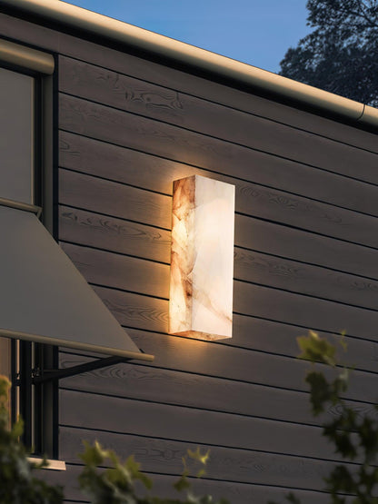 Rectangular Alabaster Wall-mounted lamp Wall Sconce