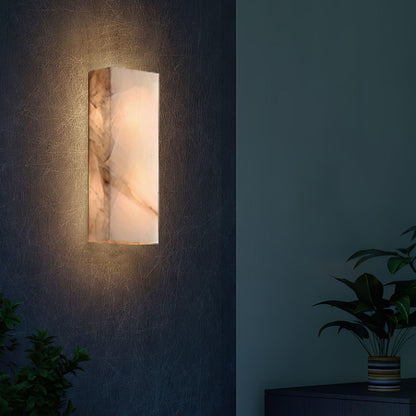 Rectangular Alabaster Wall-mounted lamp Wall Sconce