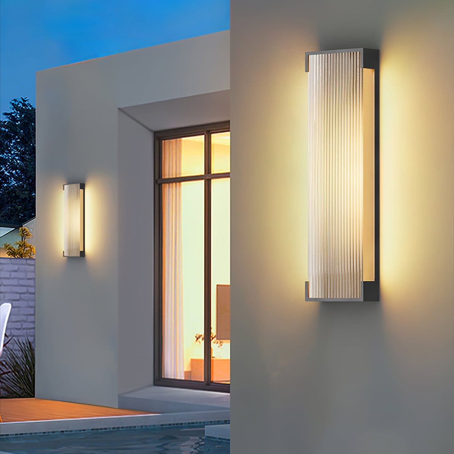 Rectangular Outdoor Wall light Wall Light