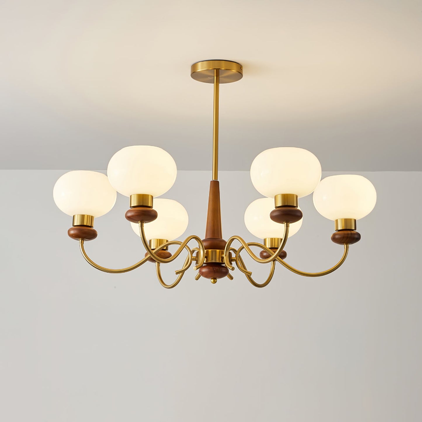 Regency Globe Gasolier Chandelier