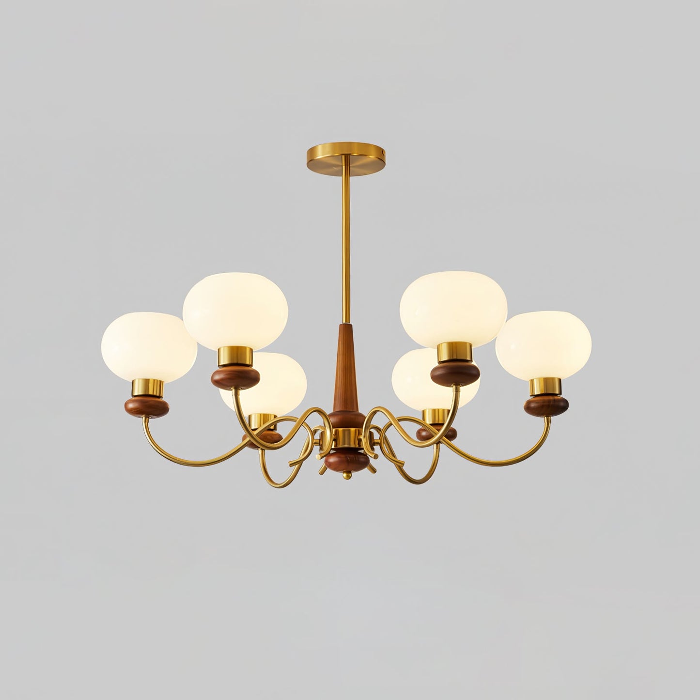 Regency Globe Gasolier Chandelier