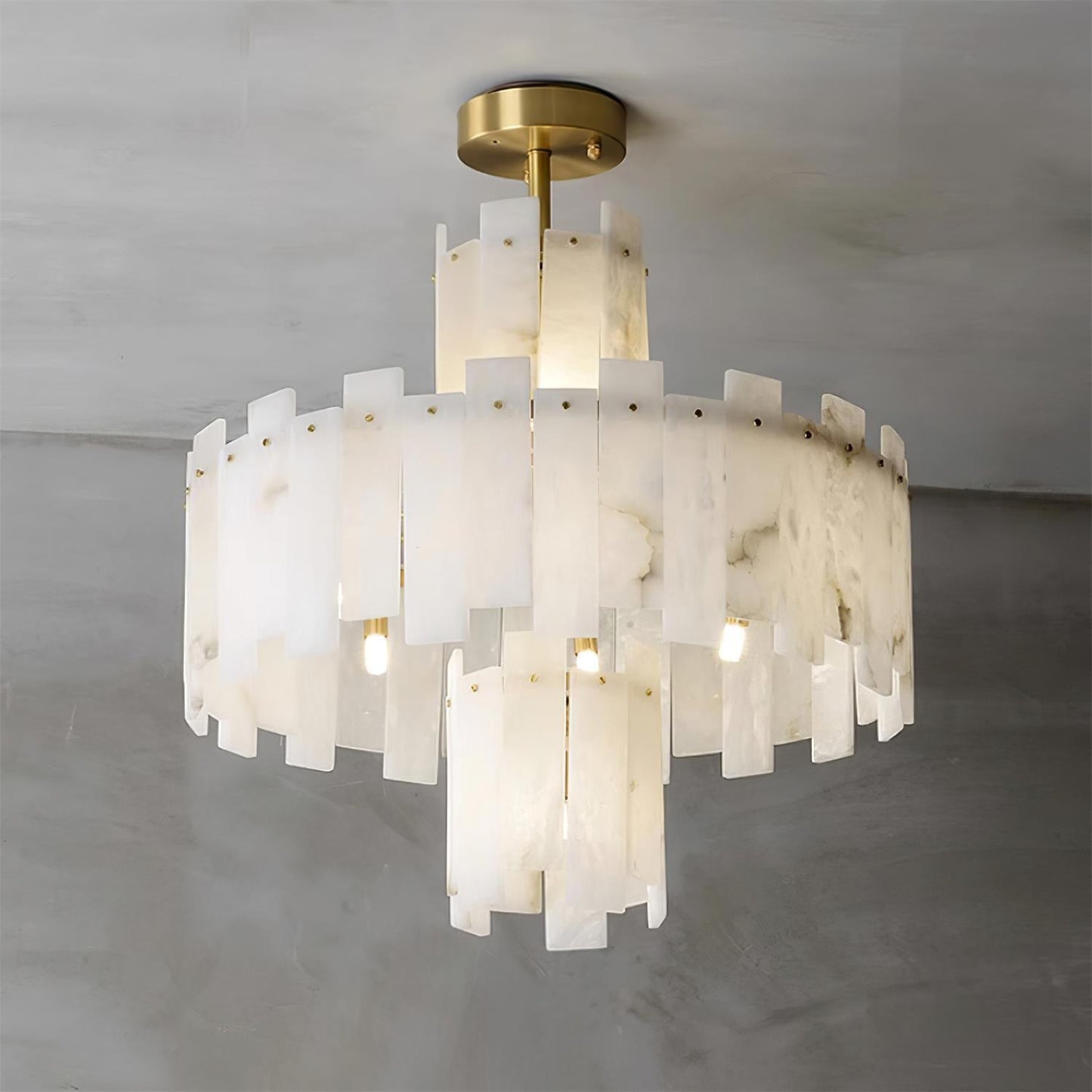 Regina Alabaster Ceiling fixture Chandelier