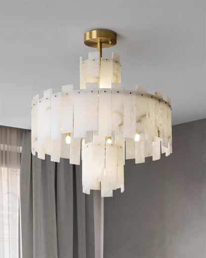 Regina Alabaster Ceiling fixture Chandelier