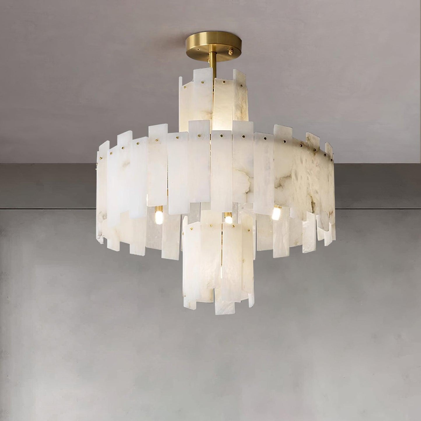 Regina Alabaster Ceiling fixture Chandelier