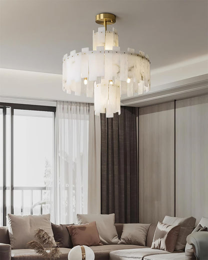 Regina Alabaster Ceiling fixture Chandelier