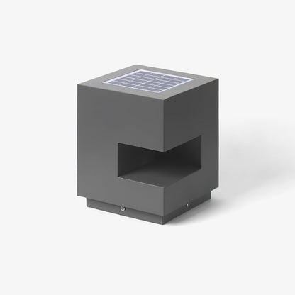 Regular Cube Post Floodlight Outdoor Light