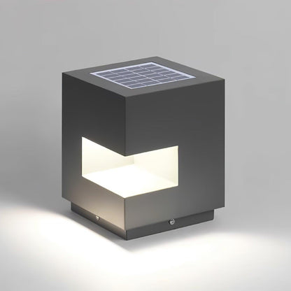 Regular Cube Post Floodlight Outdoor Light