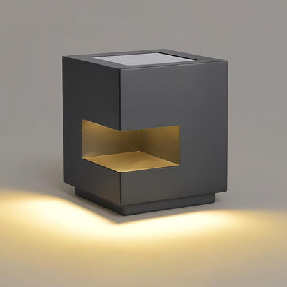 Regular Cube Post Floodlight Outdoor Light