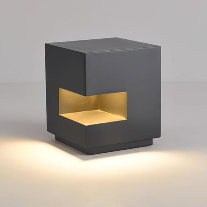 Regular Cube Post Floodlight Outdoor Light