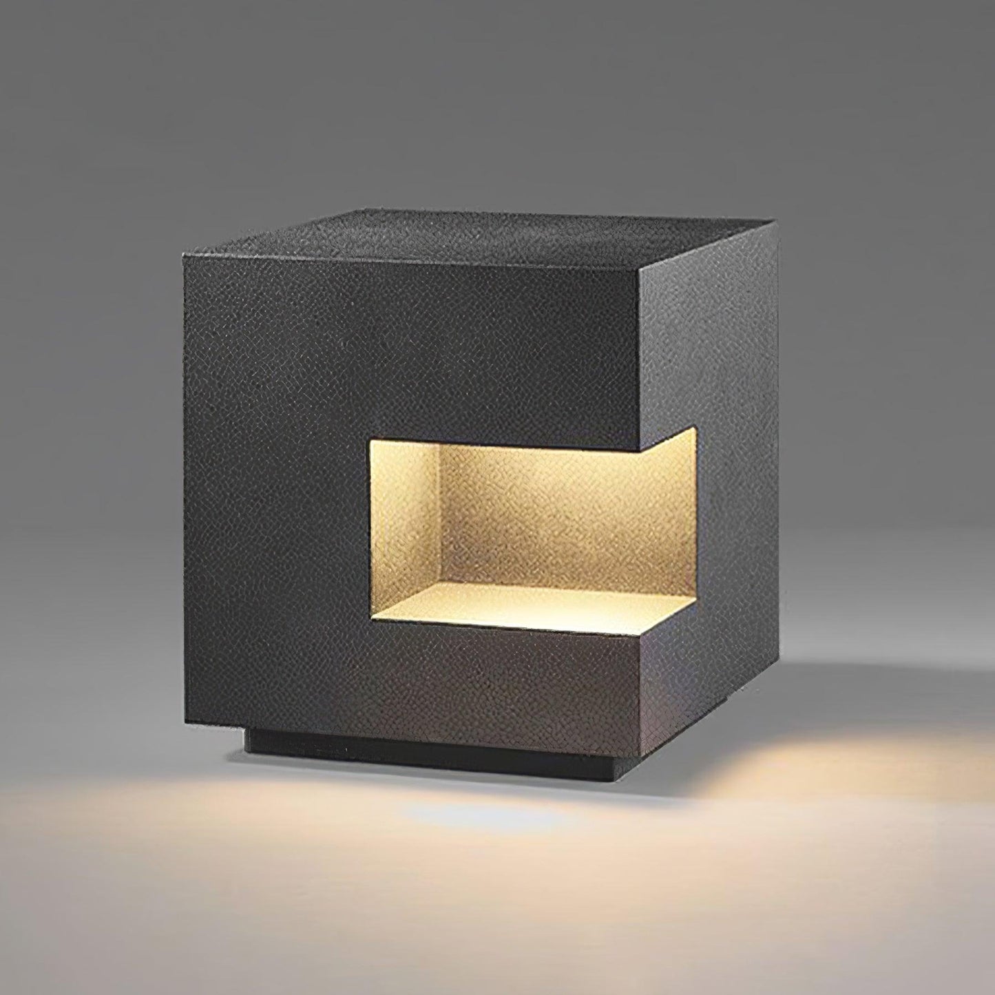 Regular Cube Post Floodlight Outdoor Light