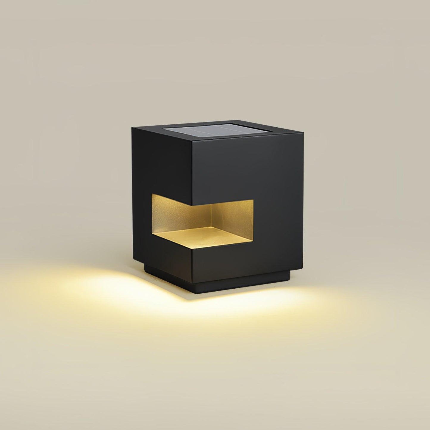 Regular Cube Post Floodlight Outdoor Light