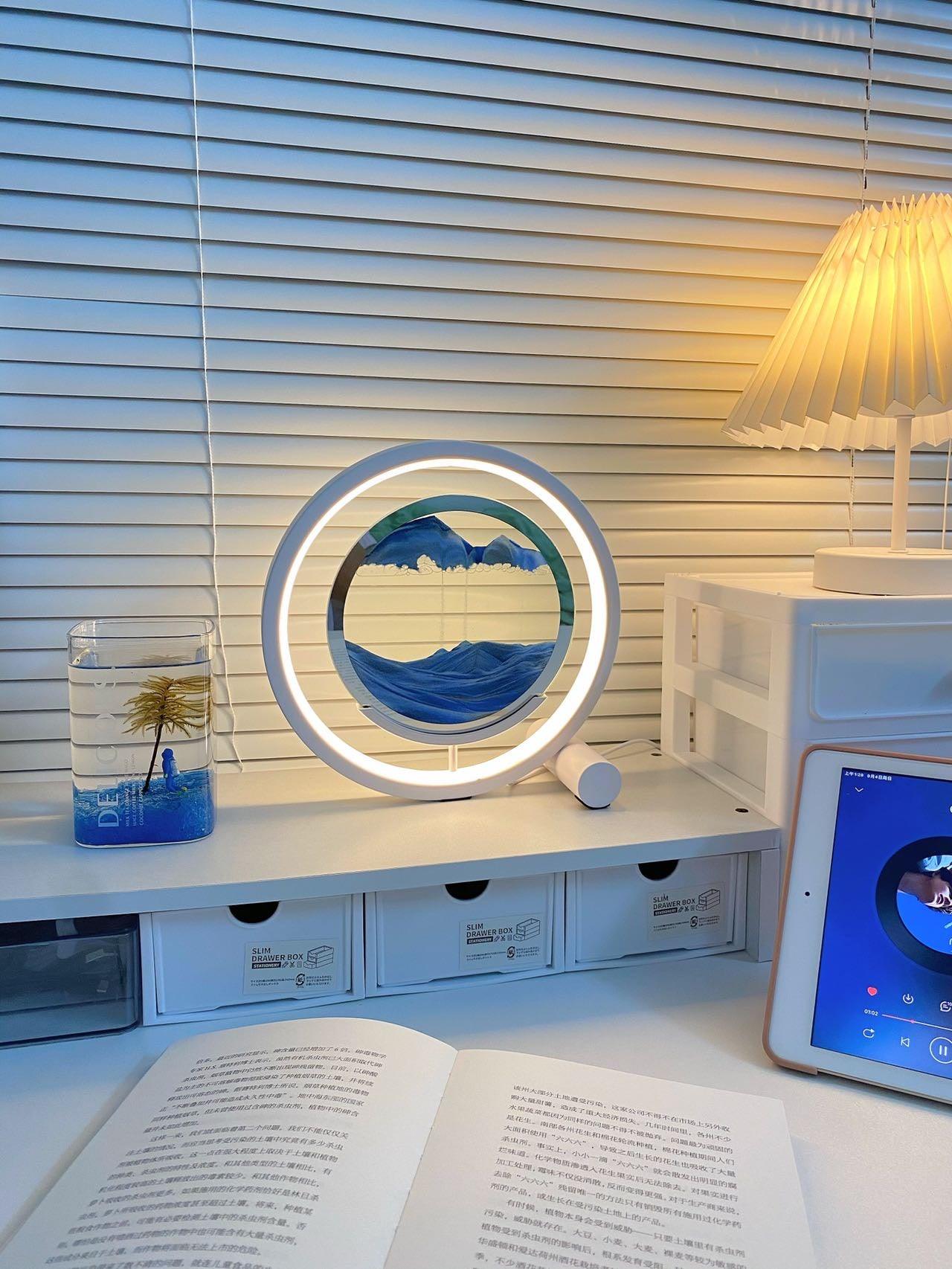 Relaxing Sand Built-in Battery Work lamp Table Lamp