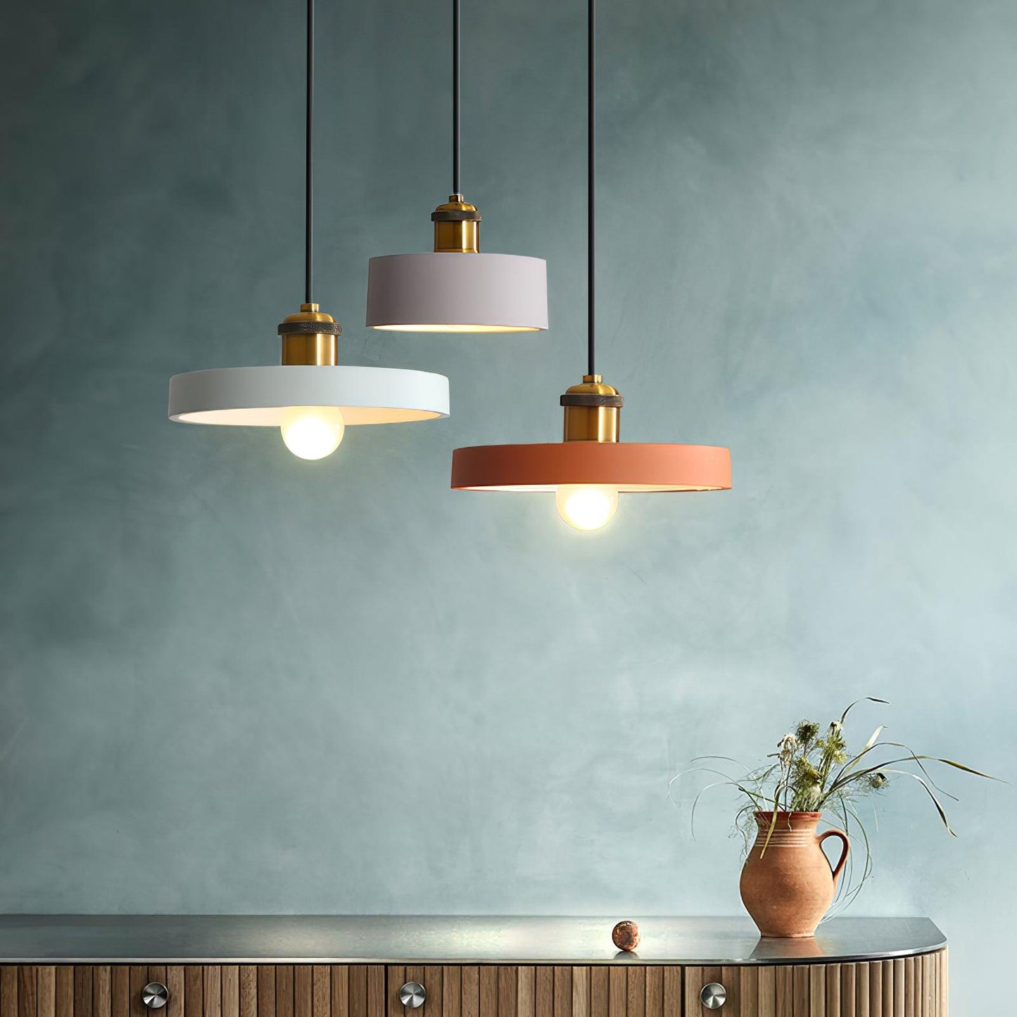 Resin Geometric Houselight Pendant Lamp