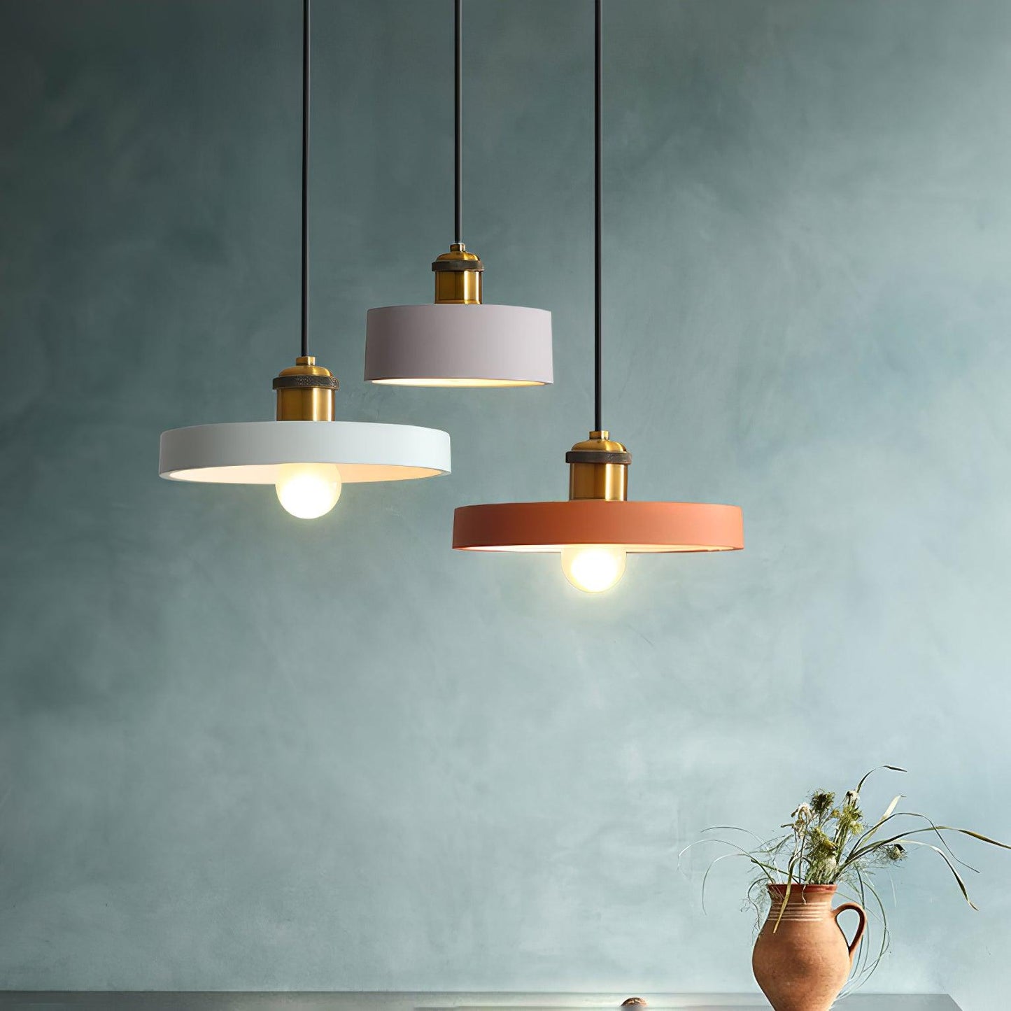 Resin Geometric Houselight Pendant Lamp