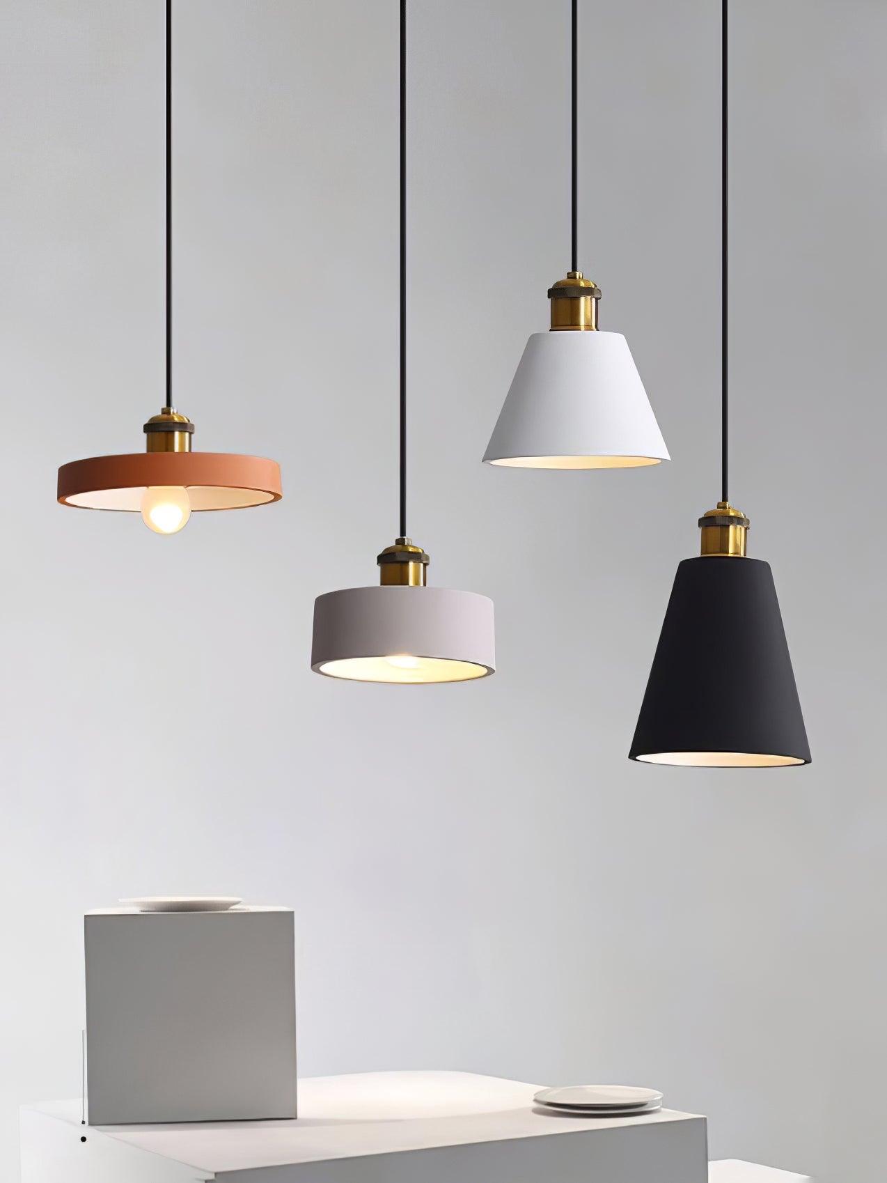 Resin Geometric Houselight Pendant Lamp