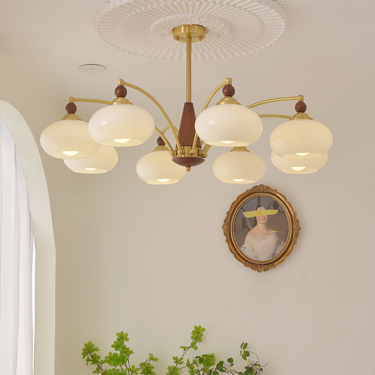 Retro Calliope Ceiling fixture Chandelier