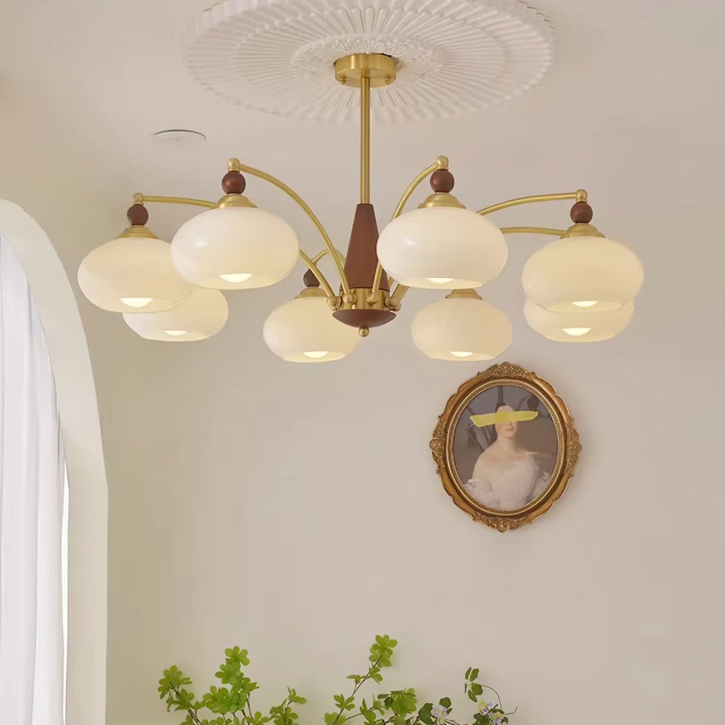 Retro Calliope Ceiling fixture Chandelier