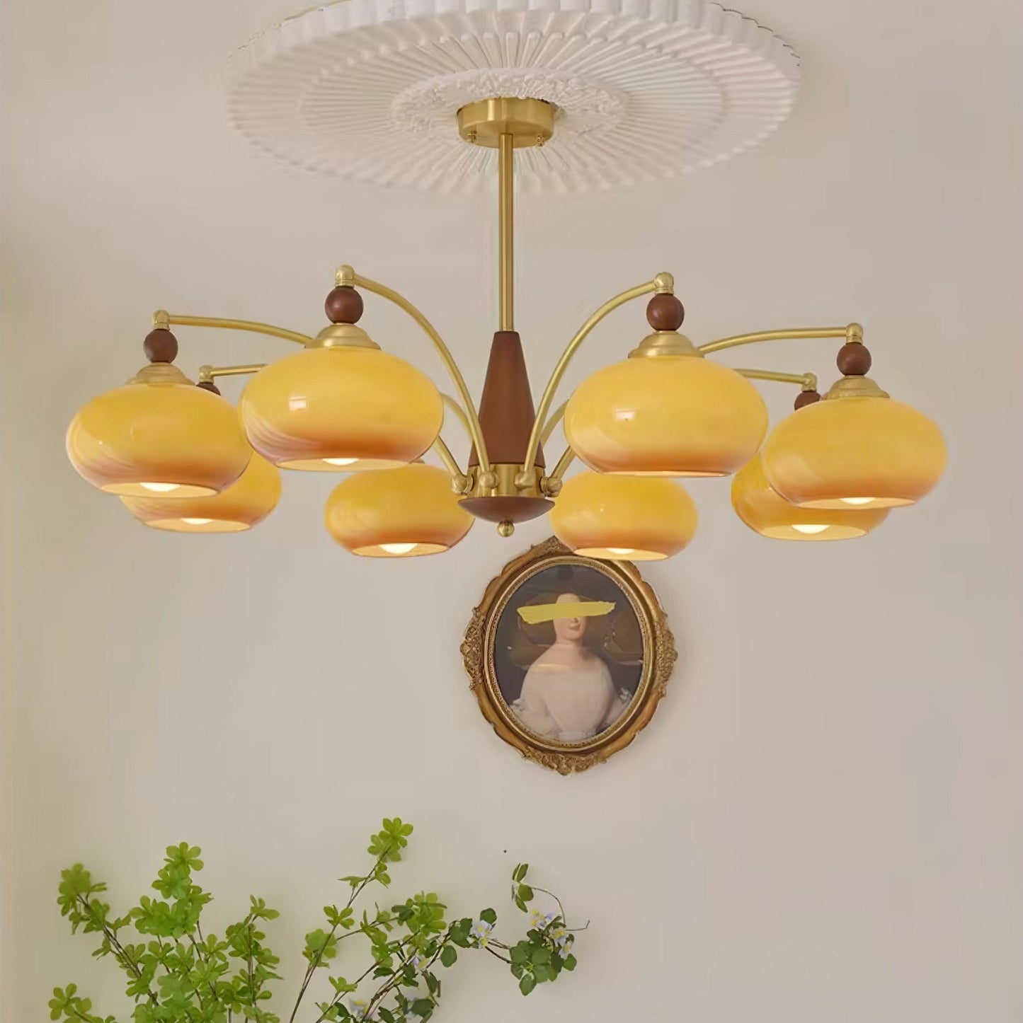 Retro Calliope Ceiling fixture Chandelier