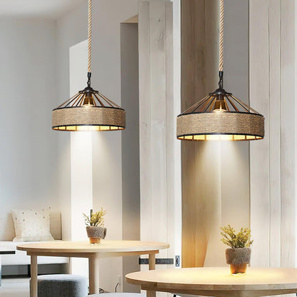 Retro Hemp Rope Exquisite Houselight Pendant Light