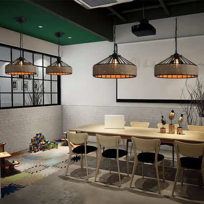 Retro Hemp Rope Exquisite Houselight Pendant Light