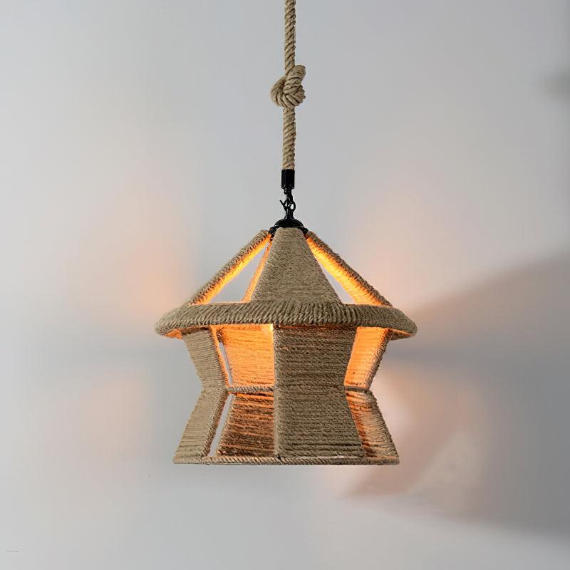 Retro Hemp Rope Exquisite Houselight Pendant Light