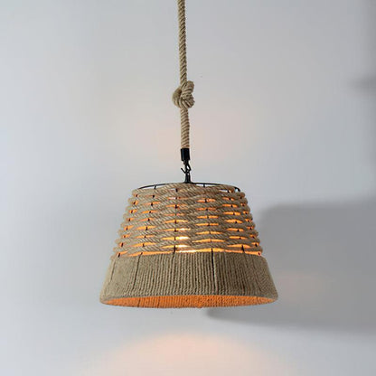 Retro Hemp Rope Exquisite Houselight Pendant Light