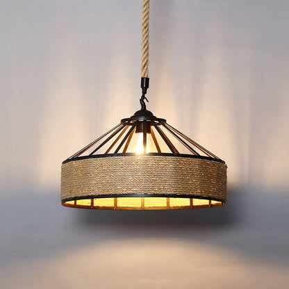 Retro Hemp Rope Exquisite Houselight Pendant Light