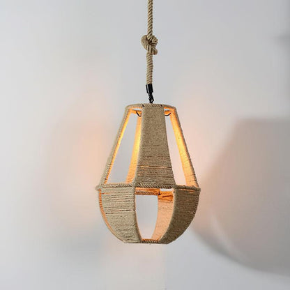 Retro Hemp Rope Interesting Houselight Pendant Light