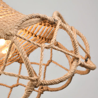 Retro Hemp Rope Interesting Houselight Pendant Light