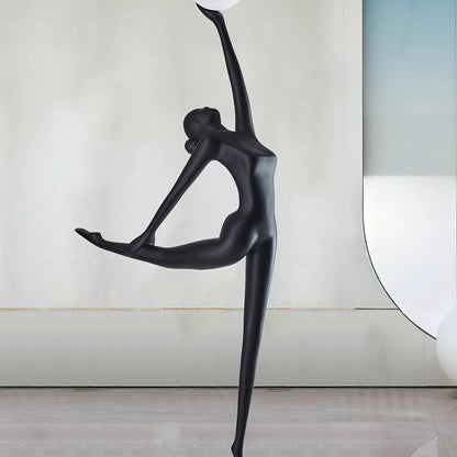 Rhythmic Gymnast Sculpture Torchiere Lamp Floor Lamp