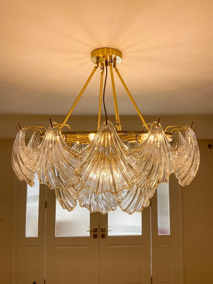 Ribbed Shell Overhead light Ceiling light