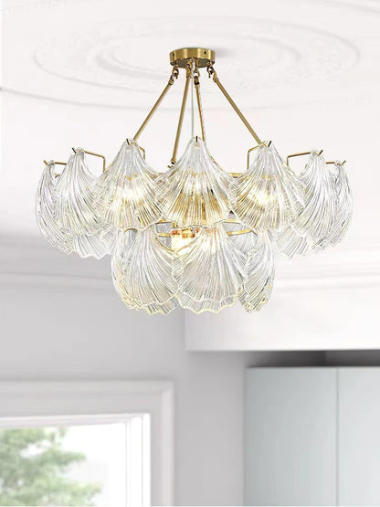 Ribbed Shell Overhead light Ceiling light