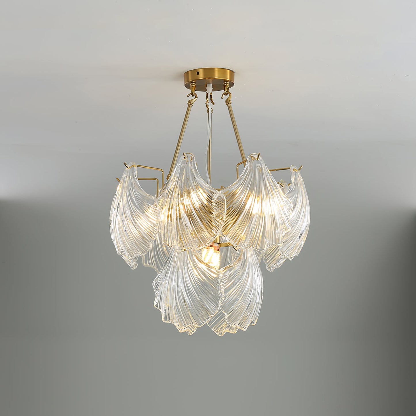 Ribbed Shell Overhead light Ceiling light