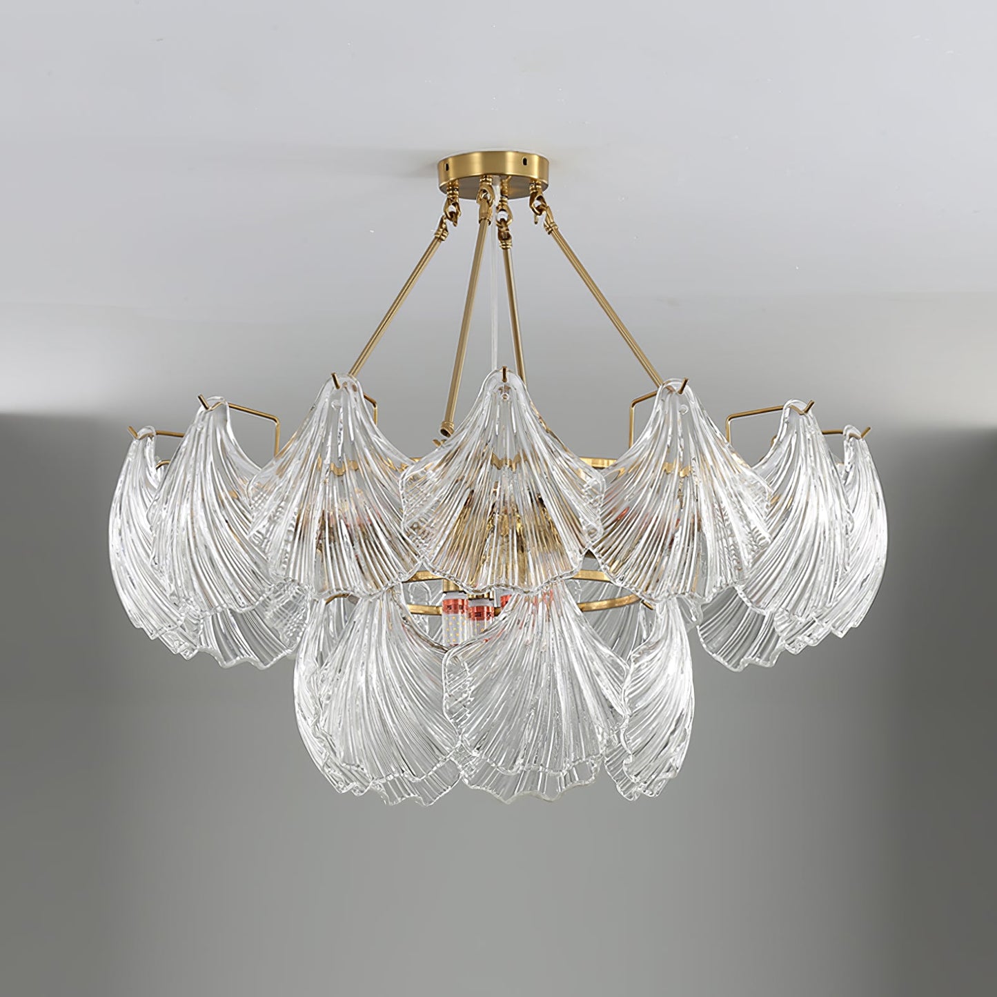 Ribbed Shell Overhead light Ceiling light