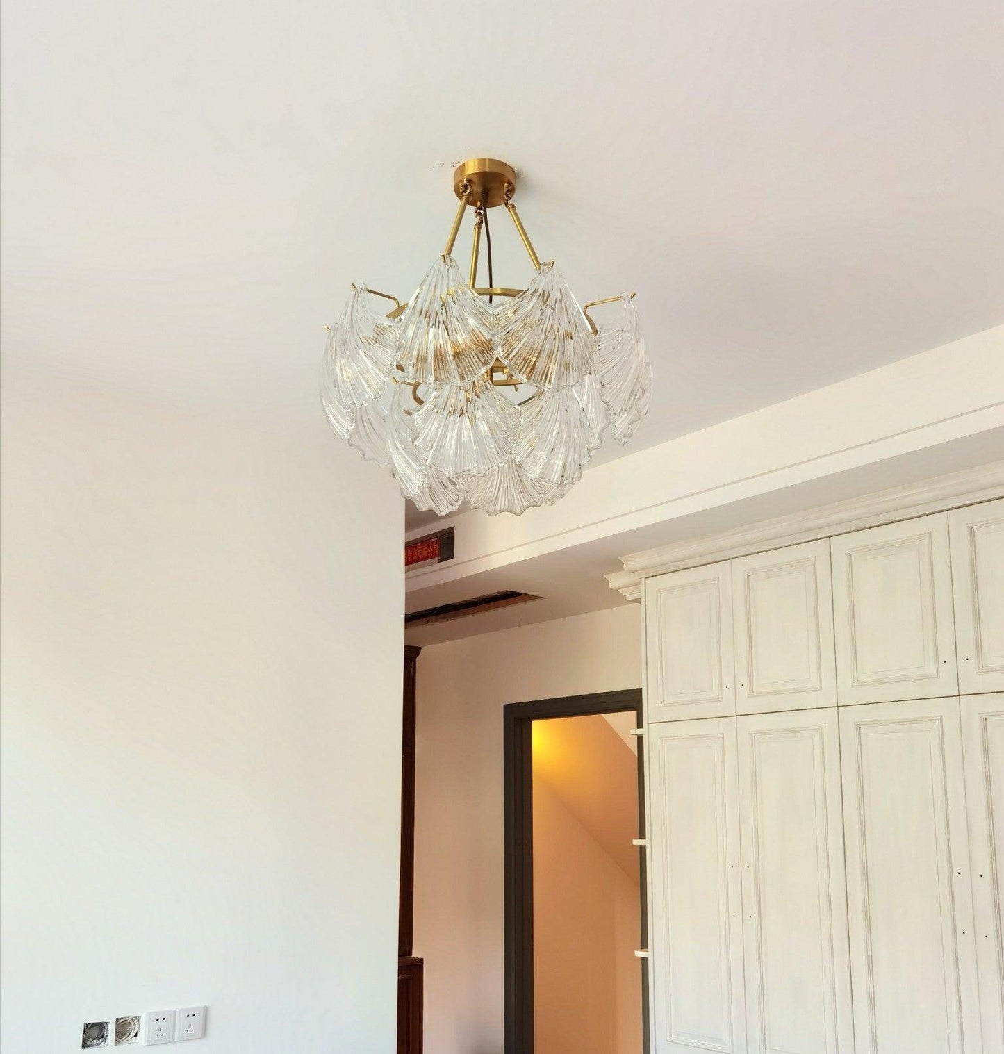 Ribbed Shell Overhead light Ceiling light