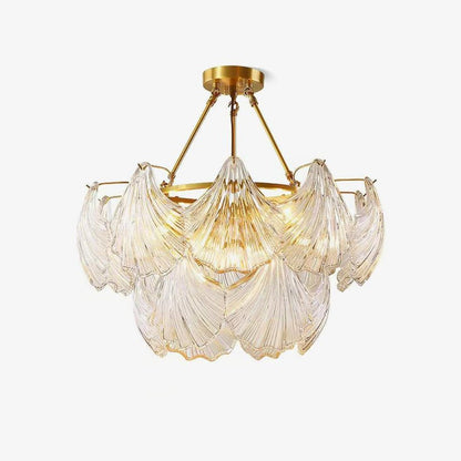 Ribbed Shell Overhead light Ceiling light