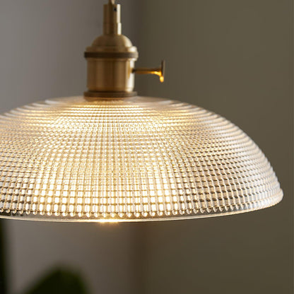 Ribbed Spiral Ceiling light fitting Pendant Light