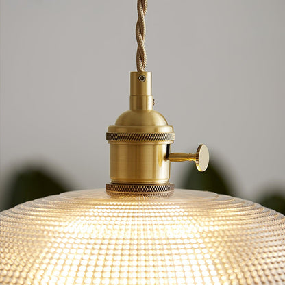 Ribbed Spiral Ceiling light fitting Pendant Light