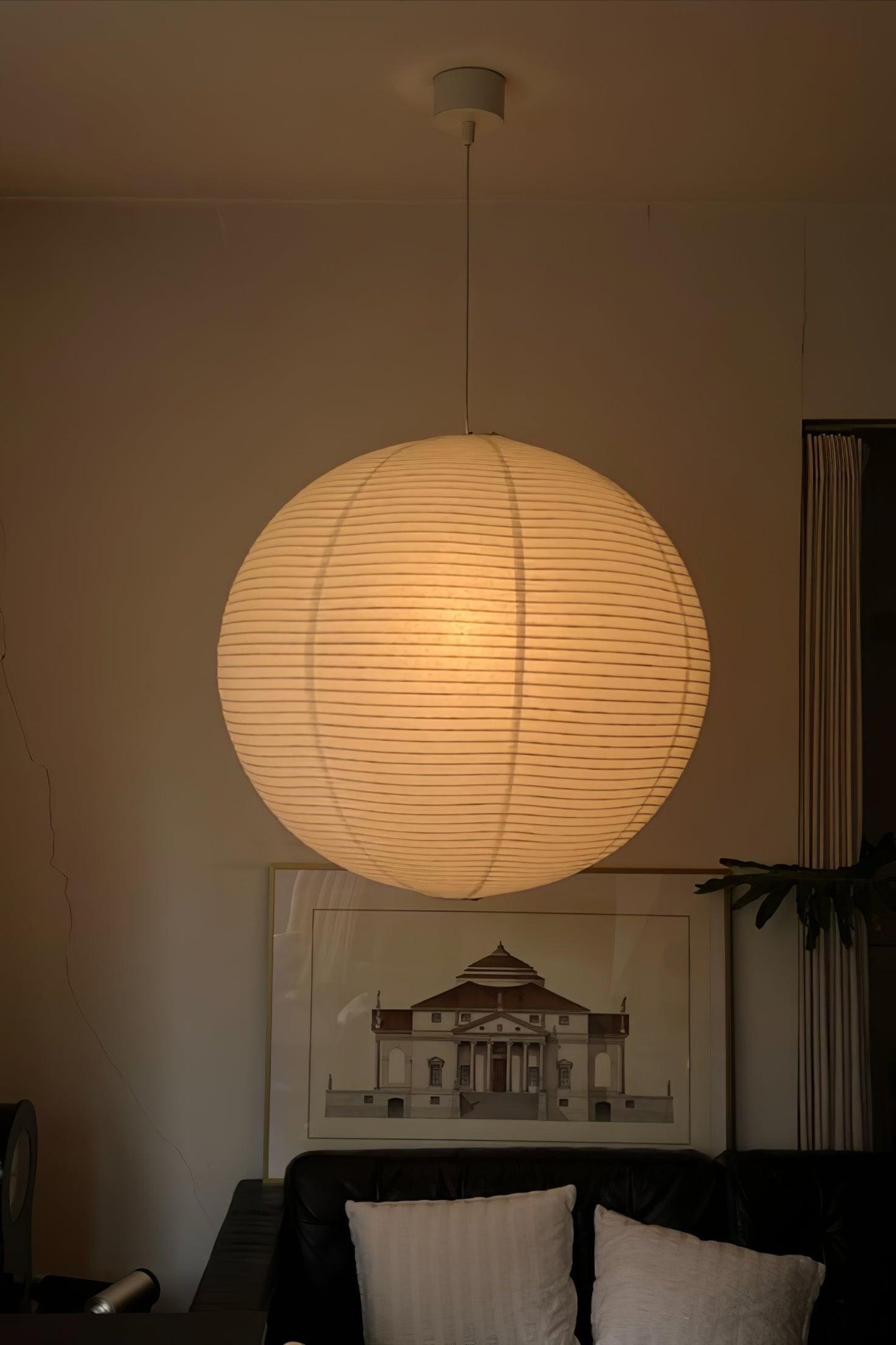 Washi Paper A Hanging light Pendant Lamp