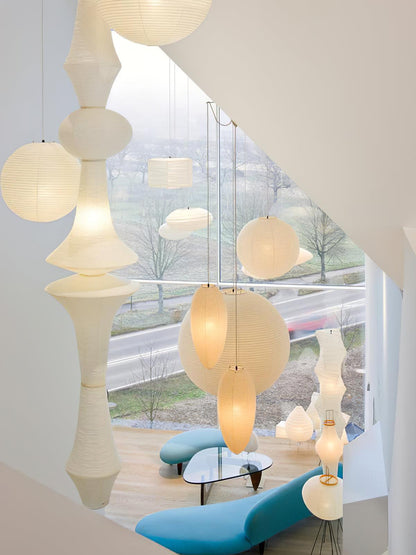 Washi Paper E Ceiling light fitting Pendant Light