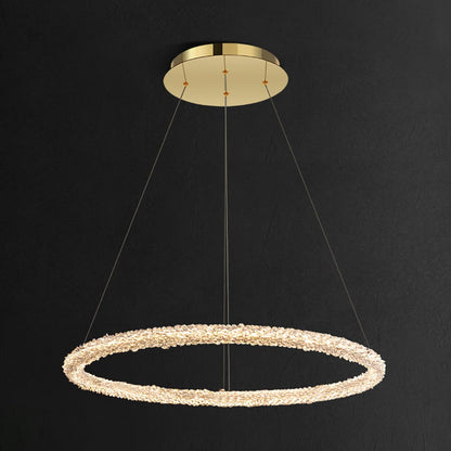 Ring Crystal Ceiling fixture Chandeliers