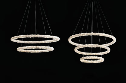 Ring Crystal Ceiling fixture Chandeliers