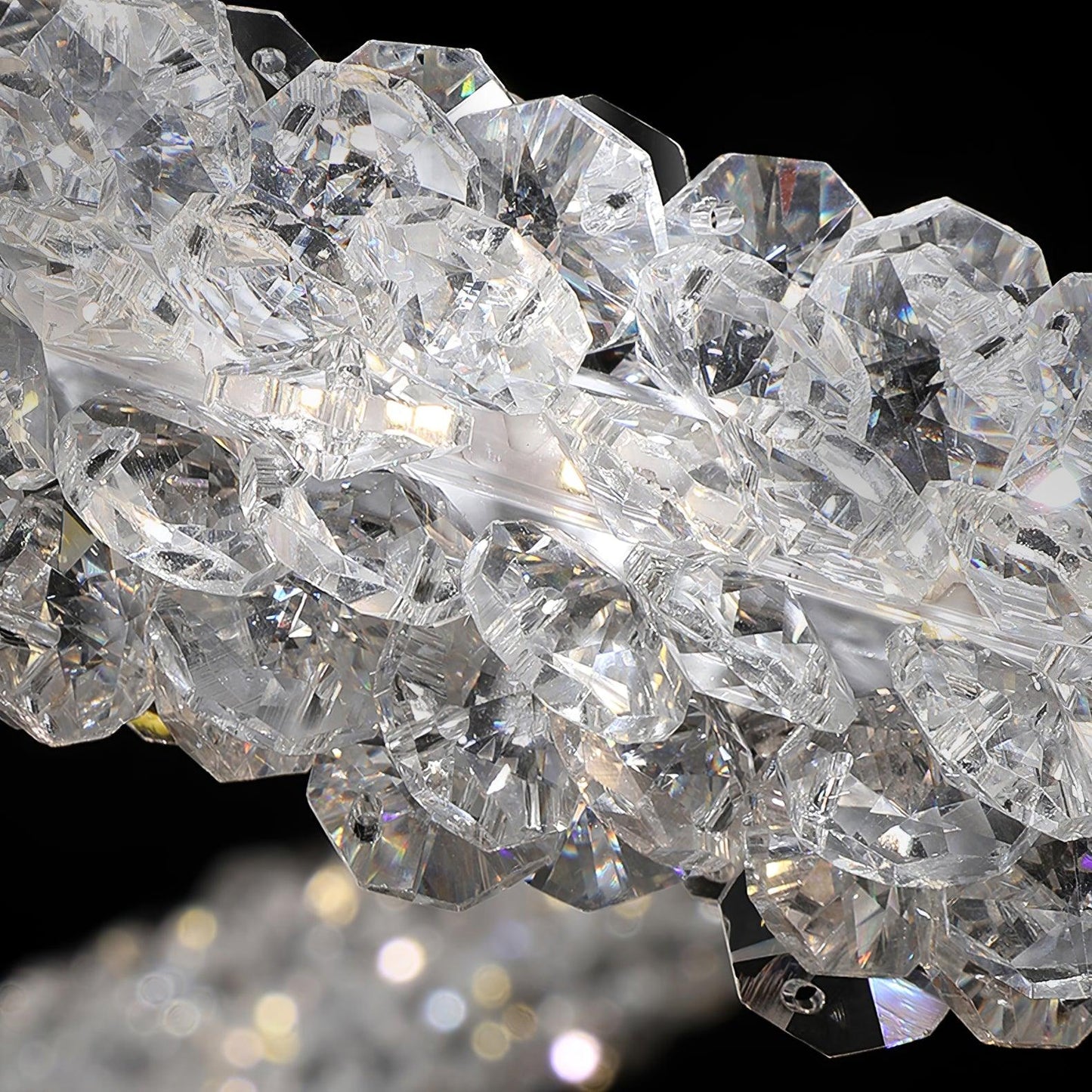 Ring Crystal Ceiling fixture Chandeliers