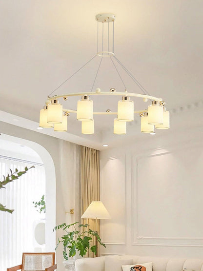 Ring Glass Cup Electrolier Chandelier