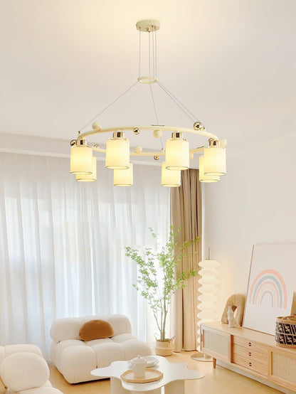 Ring Glass Cup Electrolier Chandelier